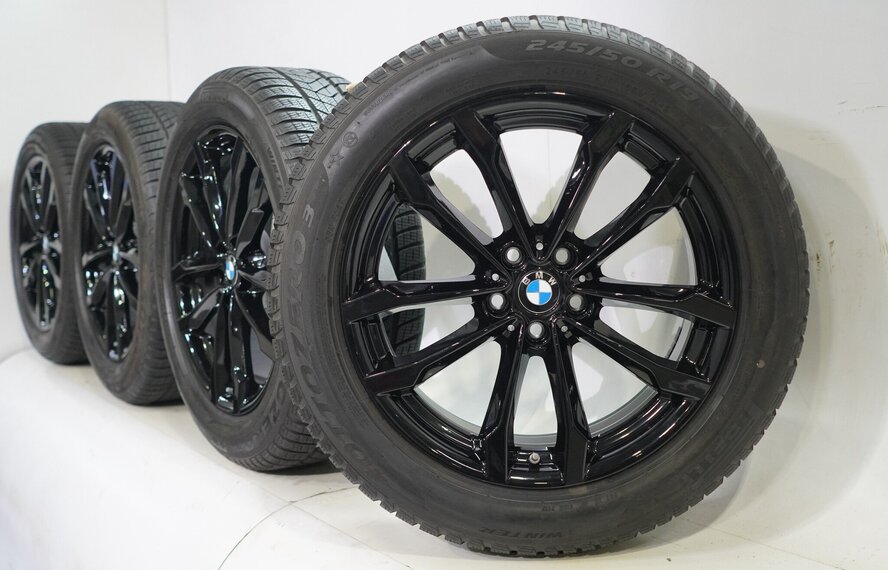 BMW BMW X3 X4 G01 G02 691 19 Zoll Felgen Pirelli Runflat Winterkompletträder Original