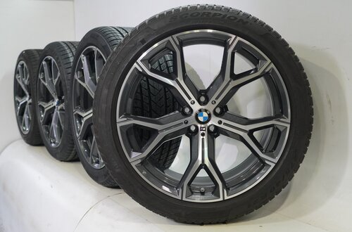 BMW BMW X5 G05 X6 G06 741M 21 Zoll Felgen Pirelli Runflat Winterkompletträder Neu Original