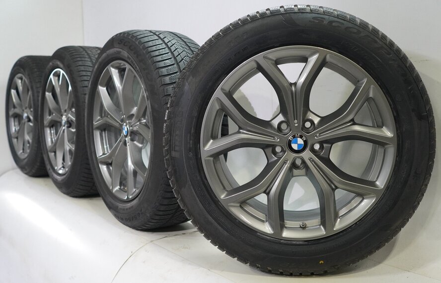 BMW BMW X5 G05 X6 G06 735 19 Zoll Felgen Pirelli Runflat Winterkompletträder Neu Original