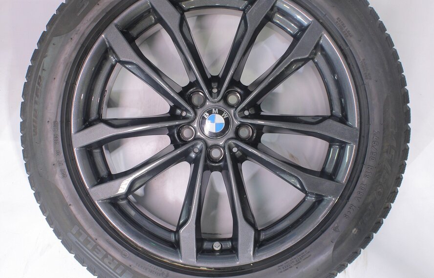 BMW BMW X3 X4 G01 G02 691 19 Zoll Felgen Pirelli Runflat Winterkompletträder Original