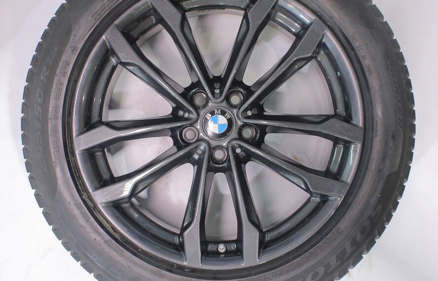 BMW BMW X3 X4 G01 G02 691 19 Zoll Felgen Pirelli Runflat Winterkompletträder Original