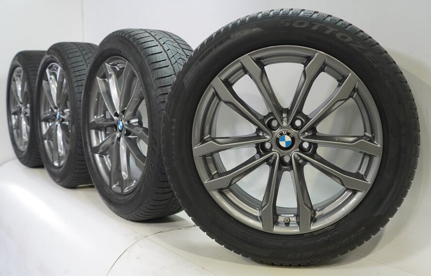 BMW BMW X3 X4 G01 G02 691 19 Zoll Felgen Pirelli Runflat Winterkompletträder Original