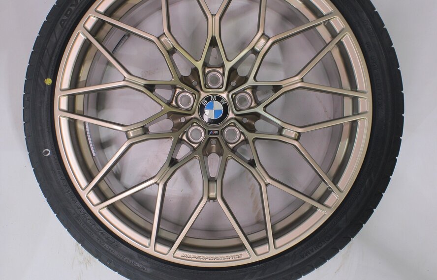 BMW BMW M3 M4 G80 G82 1000M 20 & 21 Zoll Felgen Yokohama Sommerkompletträder Neu Original