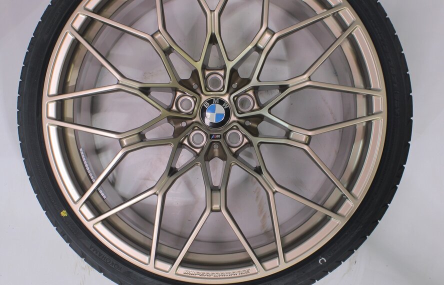 BMW BMW M3 M4 G80 G82 1000M 20 & 21 Zoll Felgen Yokohama Sommerkompletträder Neu Original