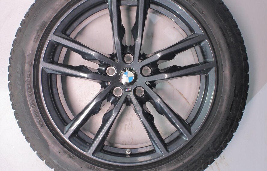 BMW BMW X3 X4 G01 G02 698M 19 Zoll Felgen Pirelli Runflat Winterkompletträder Original