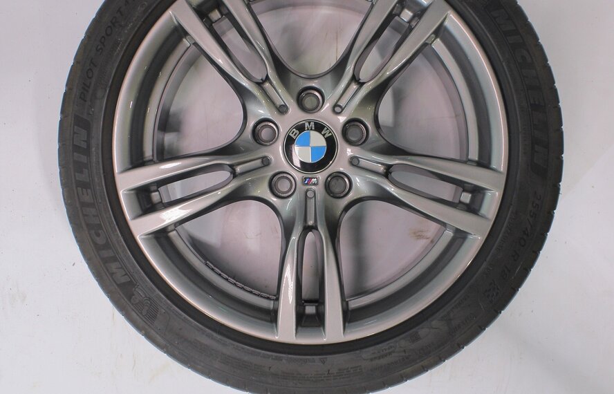 BMW BMW 3 4 er F30 F31 F32 F33 F36 400M 18 Zoll Felgen Michelin Sommerkompletträder Original