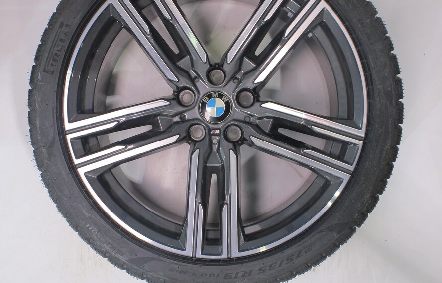 BMW BMW 5 er G30 G31 8 er G14 G15 G16 727M 19 Zoll Felgen Pirelli Runflat Winterkompletträder Neu Original