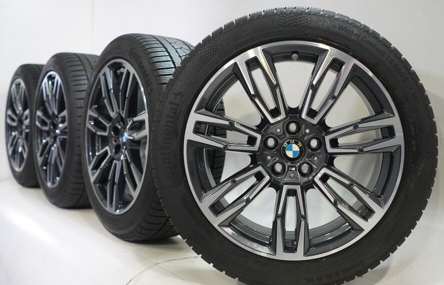 BMW BMW 5 er i5 G60 G61 935M 19 Zoll Felgen Continental Winterkompletträder Original