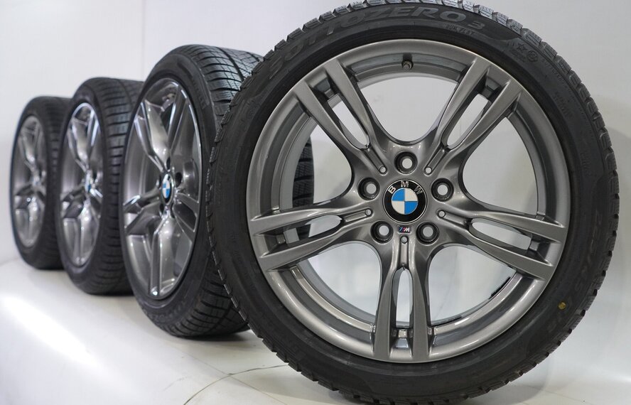 BMW BMW 3 4 er F30 F31 F32 F33 F36 400M 18 Zoll Felgen Pirelli Runflat Winterkompletträder Original