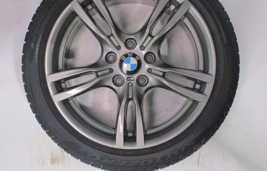 BMW BMW 3 4 er F30 F31 F32 F33 F36 400M 18 Zoll Felgen Pirelli Runflat Winterkompletträder Original