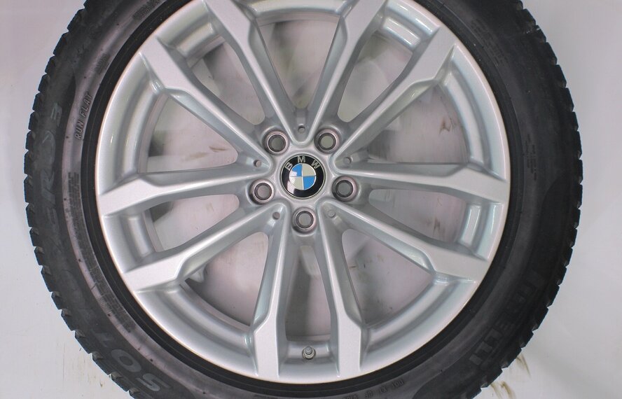 BMW BMW X3 X4 G01 G02 691 19 Zoll Felgen Pirelli Runflat Winterkompletträder Original