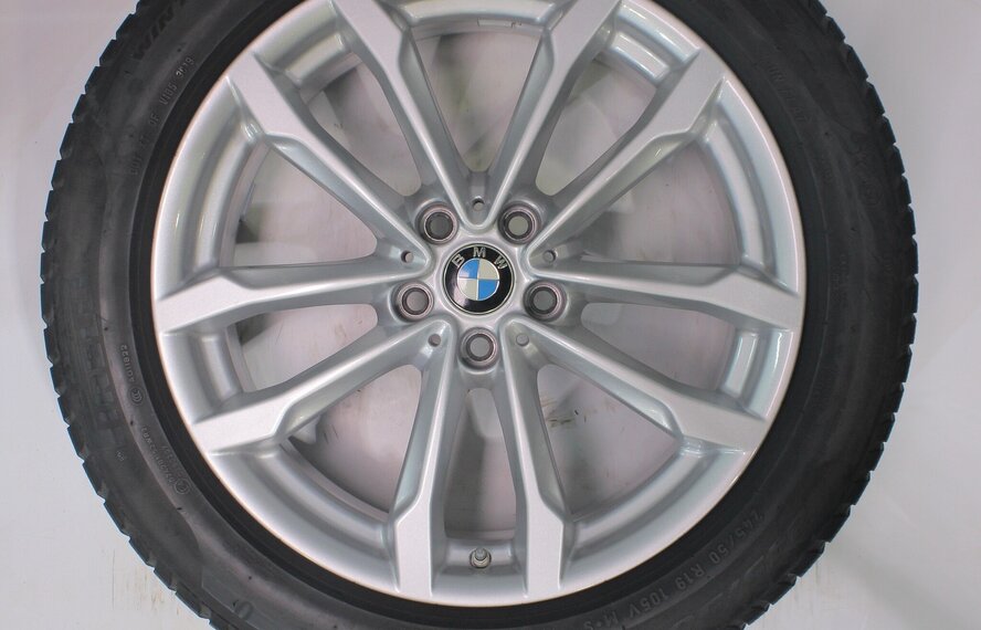 BMW BMW X3 X4 G01 G02 691 19 Zoll Felgen Pirelli Runflat Winterkompletträder Original