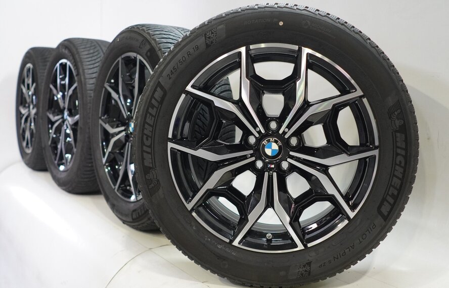 BMW BMW X3 X4 G01 G02 887M 19 Zoll Felgen Michelin Runflat Winterkompletträder Original