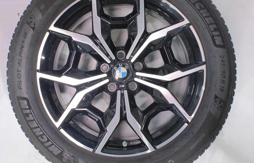 BMW BMW X3 X4 G01 G02 887M 19 Zoll Felgen Michelin Runflat Winterkompletträder Original