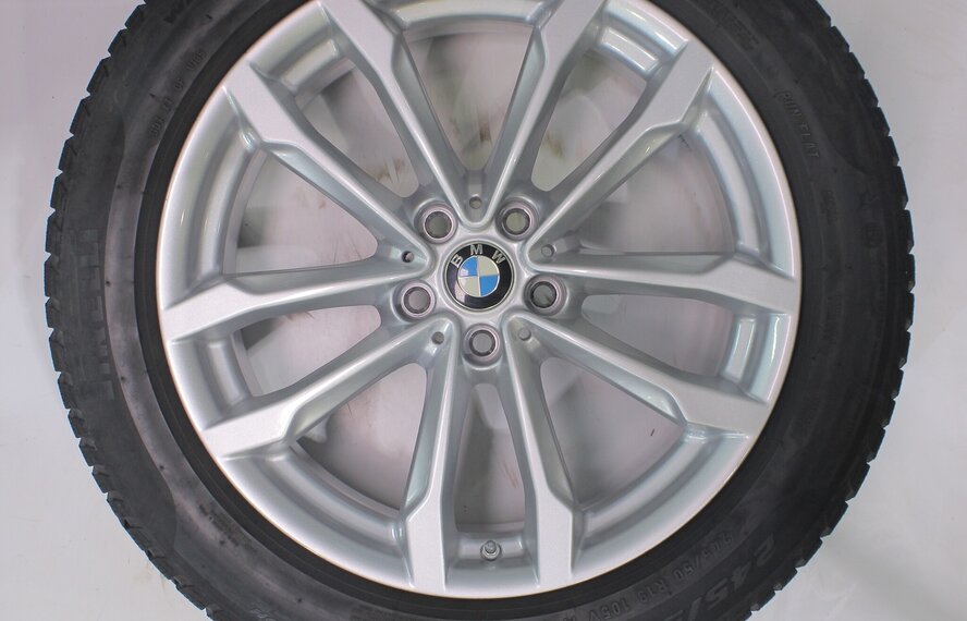 BMW BMW X3 X4 G01 G02 691 19 Zoll Felgen Pirelli Runflat Winterkompletträder Original