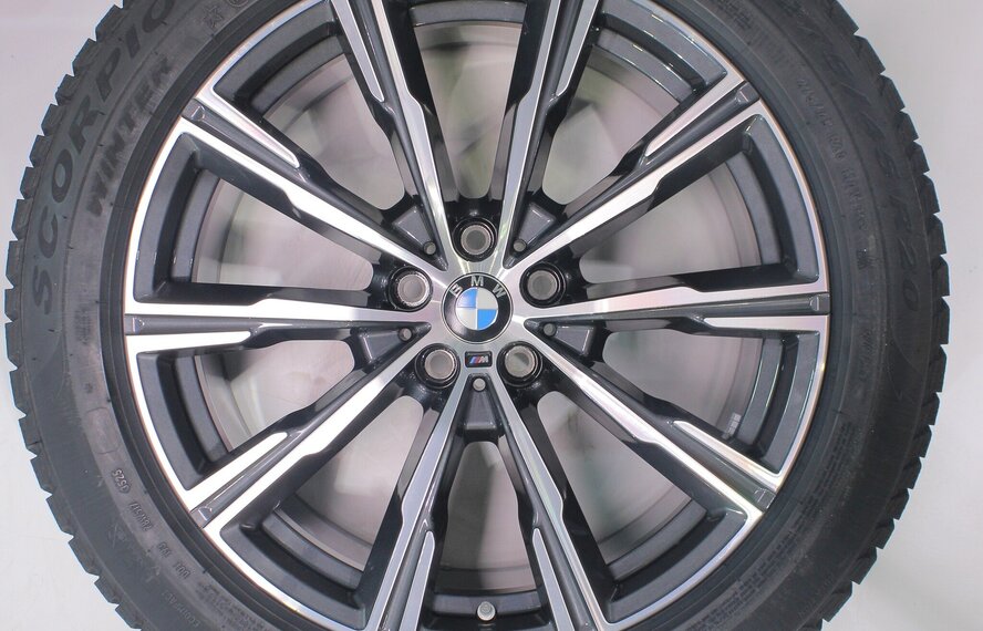 BMW BMW X5 G05 X6 G06 740M 20 Zoll Felgen Pirelli Runflat Winterkompletträder Neu Original
