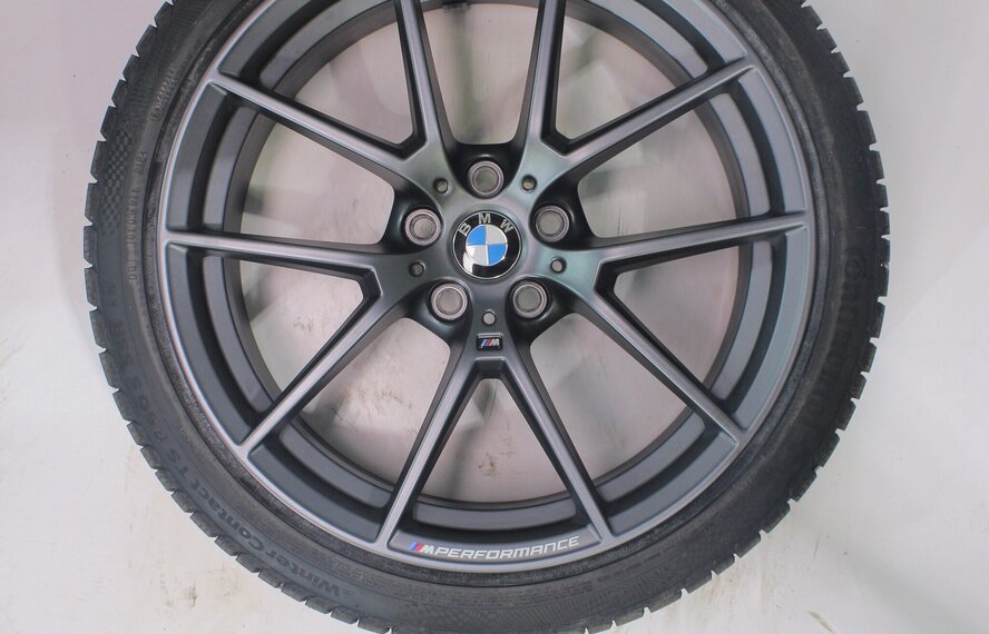 BMW BMW 2 er 3 er 4 er G20 G21 G22 G42 898M 19 Zoll Felgen Continental Runflat Winterkompletträder Original