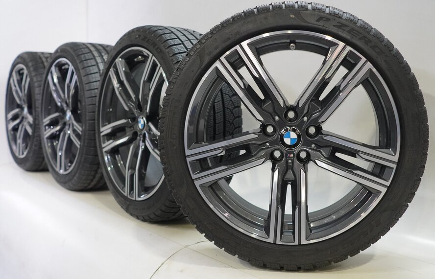 BMW BMW 5 er G30 G31 8 er G14 G15 G16 727M 19 Zoll Felgen Pirelli Runflat Winterkompletträder Neu Original