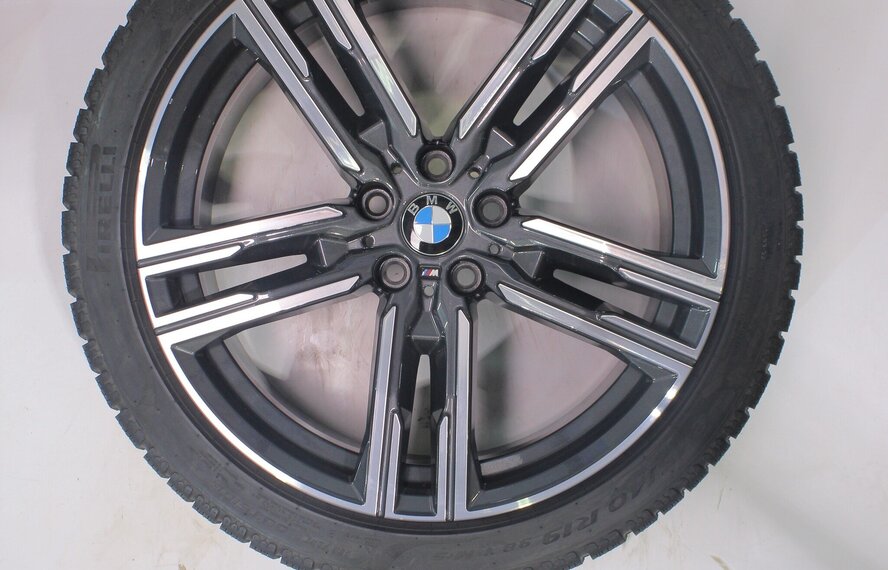 BMW BMW 5 er G30 G31 8 er G14 G15 G16 727M 19 Zoll Felgen Pirelli Runflat Winterkompletträder Neu Original