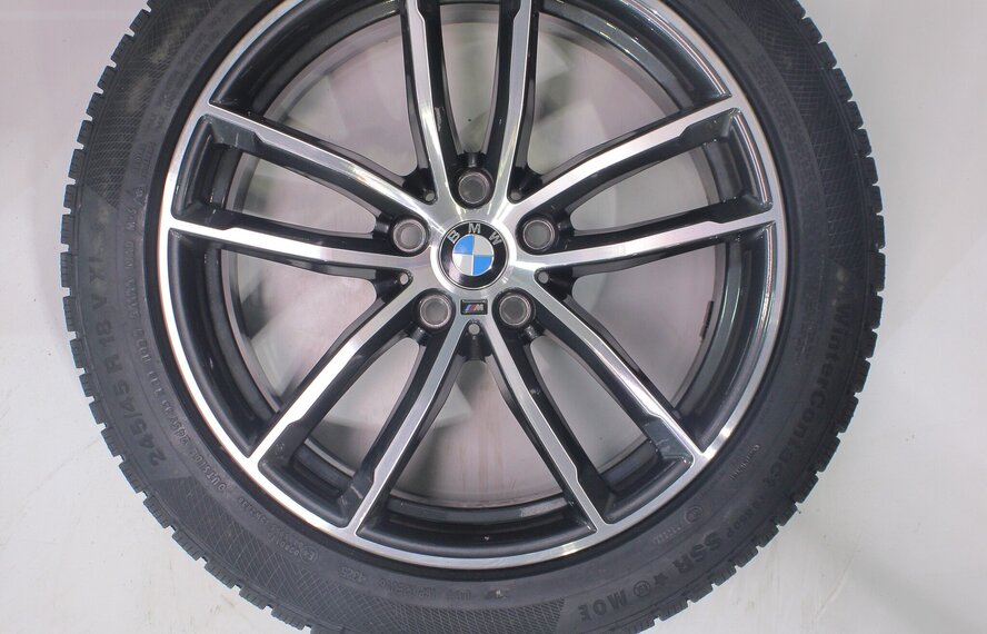BMW BMW 5 er G30 G31 8 er G14 G15 G16 662M 18 Zoll Felgen Continental Runflat Winterkompletträder Neu Original