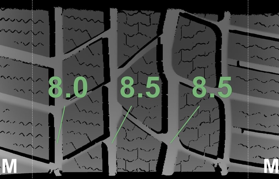 Mercedes Mercedes GLA X156 17 Zoll Felgen Continental Winterkompletträder Original