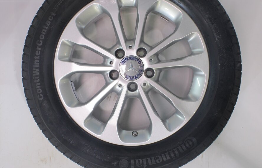 Mercedes Mercedes GLA X156 17 Zoll Felgen Continental Winterkompletträder Original