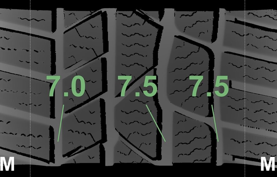 Mercedes Mercedes GLA X156 17 Zoll Felgen Continental Winterkompletträder Original