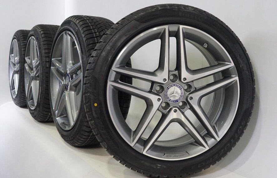 Mercedes Mercedes A B CLA Klasse W177 C118 W247 18 Zoll Felgen Pirelli Winterkompletträder Neu Original