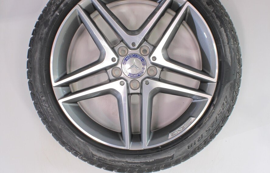 Mercedes Mercedes A B CLA Klasse W177 C118 W247 18 Zoll Felgen Pirelli Winterkompletträder Neu Original