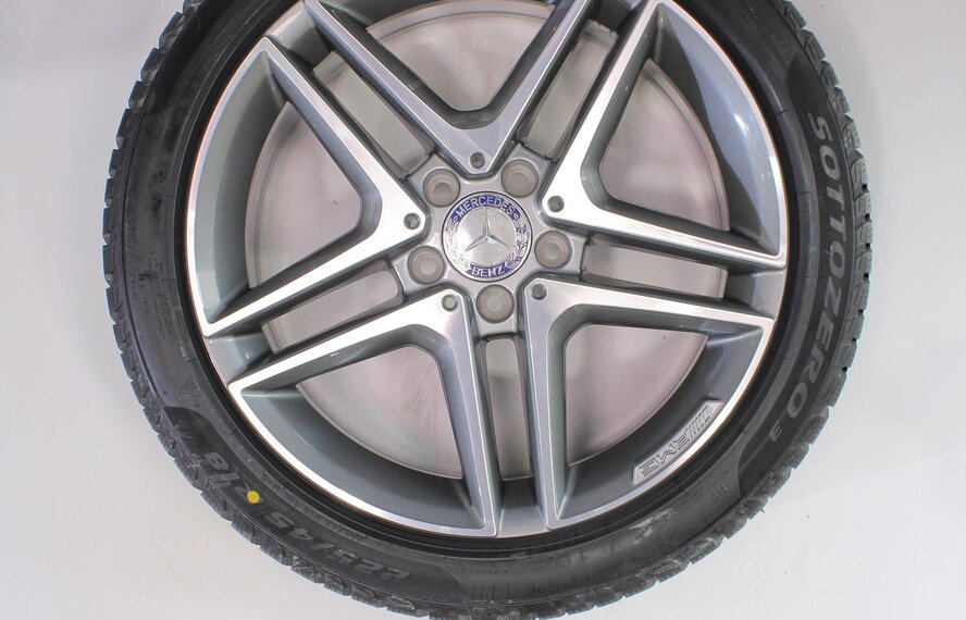 Mercedes Mercedes A B CLA Klasse W177 C118 W247 18 Zoll Felgen Pirelli Winterkompletträder Neu Original
