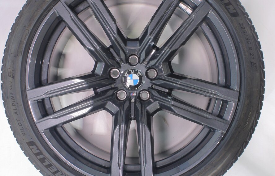 BMW BMW X5M F95 X6M F96 808M 21 Zoll Felgen Michelin Winterkompletträder Neu Original