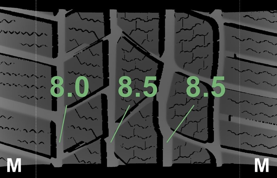 Mercedes Mercedes GLA X156 17 Zoll Felgen Continental Winterkompletträder Original