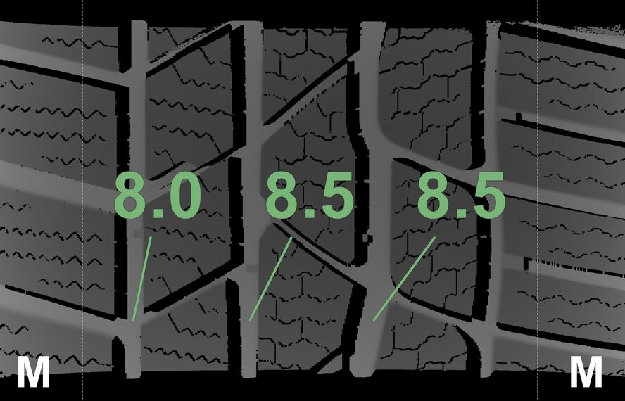 Mercedes Mercedes GLA X156 17 Zoll Felgen Continental Winterkompletträder Original