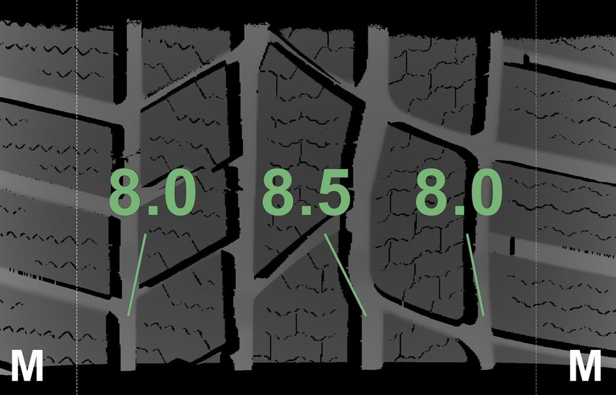 Mercedes Mercedes GLA X156 17 Zoll Felgen Continental Winterkompletträder Original