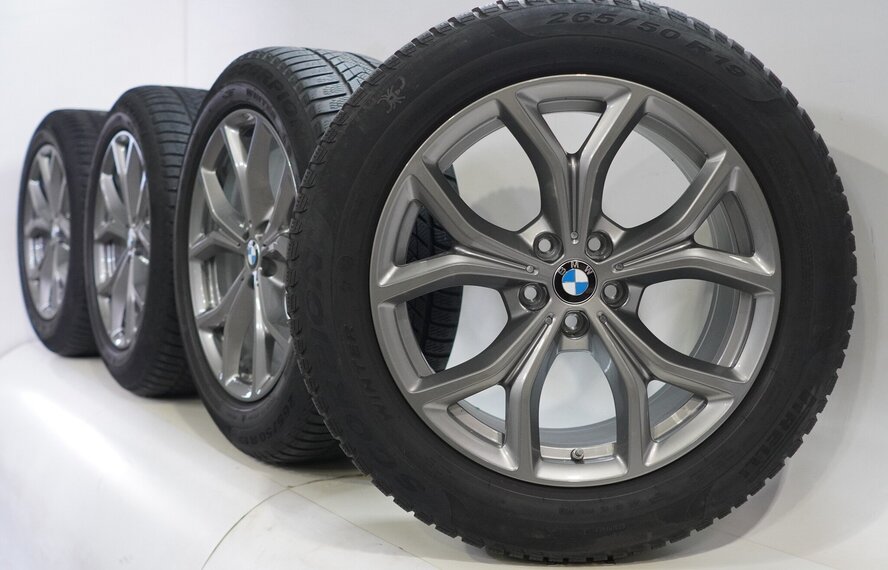 BMW BMW X5 G05 X6 G06 735 19 Zoll Felgen Pirelli Runflat Winterkompletträder Original