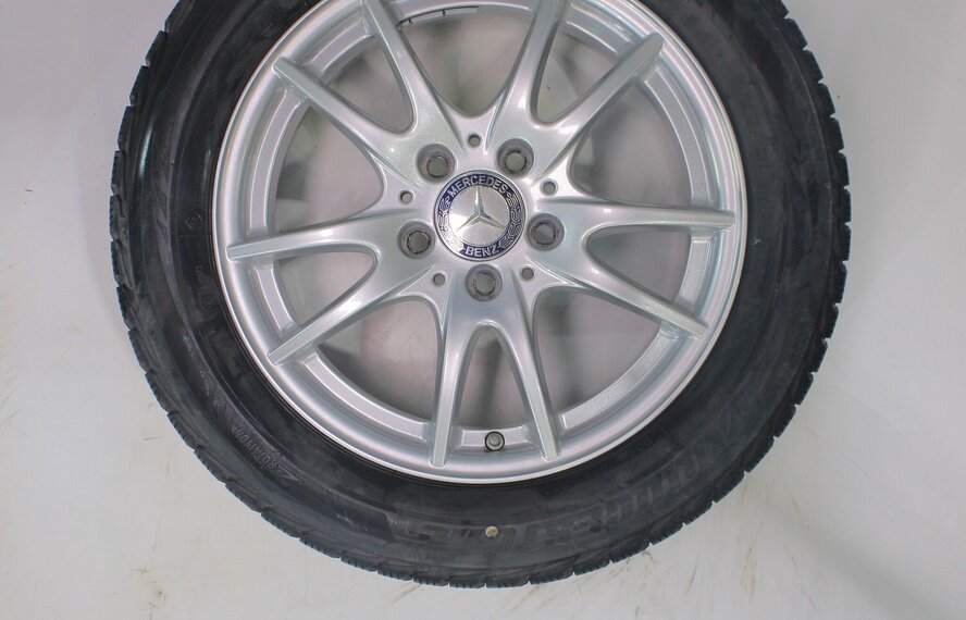 Mercedes Mercedes A B CLA Klasse W176 W117 W246 16 Zoll Felgen Bridgestone Winterkompletträder Original