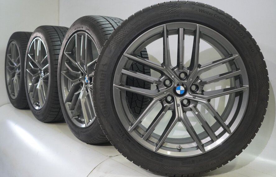BMW BMW 5 er i5 G60 G61 933 19 Zoll Felgen Continental Winterkompletträder Original