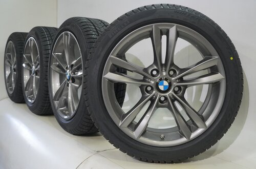 BMW BMW 3 4 er F30 F31 F32 F33 F36 658 18 Zoll Felgen Pirelli Runflat Winterkompletträder Neu Original