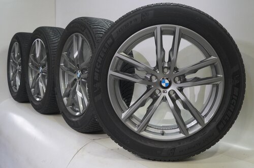 BMW BMW X3 X4 G01 G02 698M 19 Zoll Felgen Michelin Runflat Winterkompletträder Original