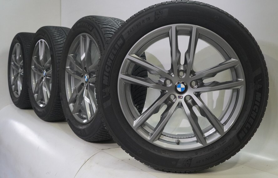 BMW BMW X3 X4 G01 G02 698M 19 Zoll Felgen Michelin Runflat Winterkompletträder Original