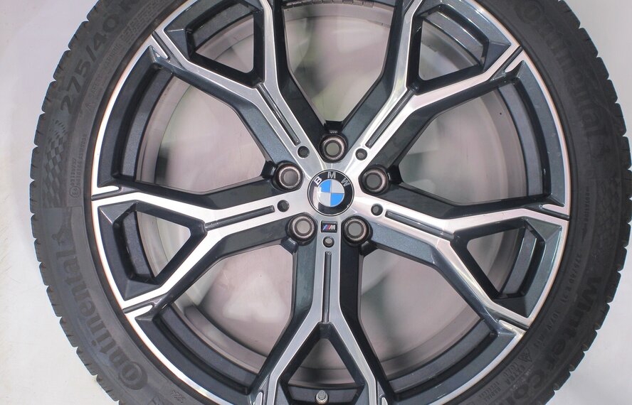BMW BMW X5 G05 X6 G06 741M 21 Zoll Felgen Continental Winterkompletträder Original