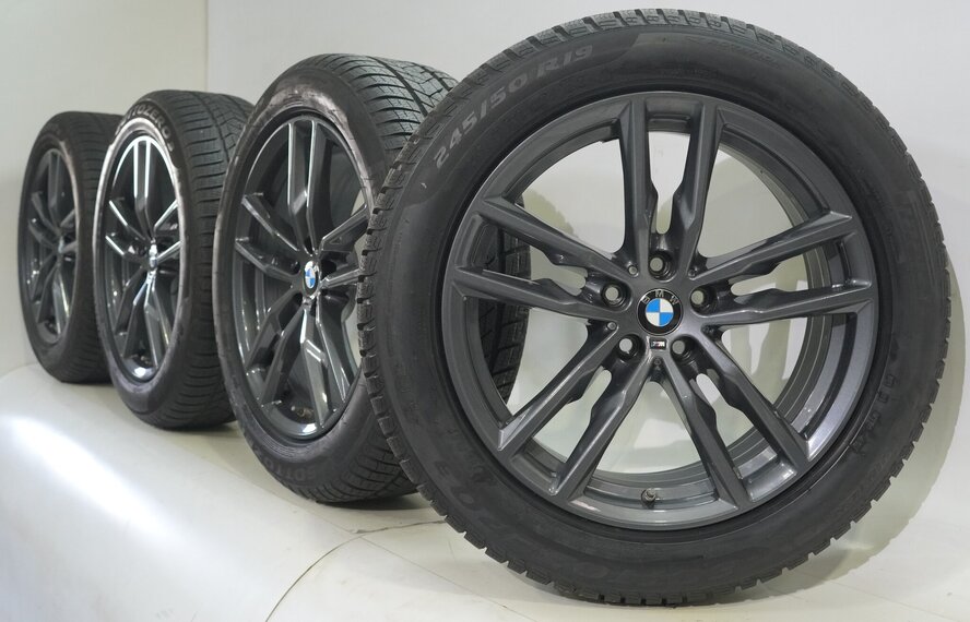 BMW BMW X3 X4 G01 G02 698M 19 Zoll Felgen Pirelli Runflat Winterkompletträder Neu Original