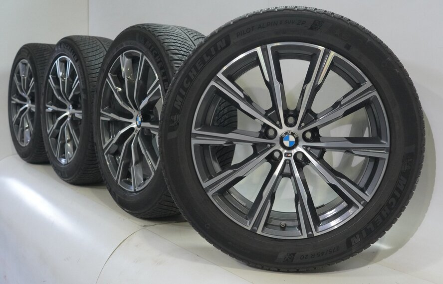 BMW BMW X5 G05 X6 G06 740M 20 Zoll Felgen Michelin Runflat Winterkompletträder Original