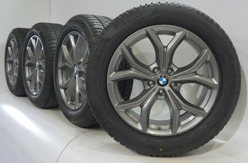 BMW BMW X5 G05 X6 G06 735 19 Zoll Felgen Pirelli Runflat Winterkompletträder Neu Original