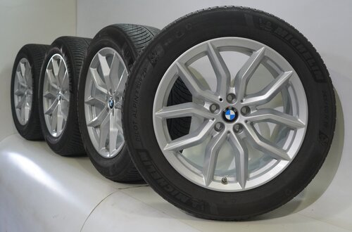 BMW BMW X5 G05 X6 G06 734 19 Zoll Felgen Michelin Runflat Winterkompletträder Original