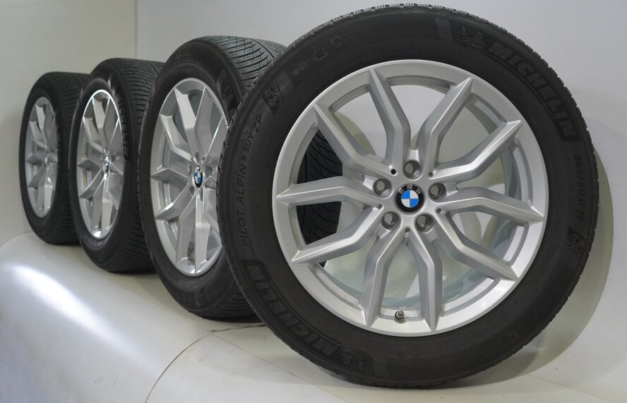 BMW BMW X5 G05 X6 G06 734 19 Zoll Felgen Michelin Runflat Winterkompletträder Original