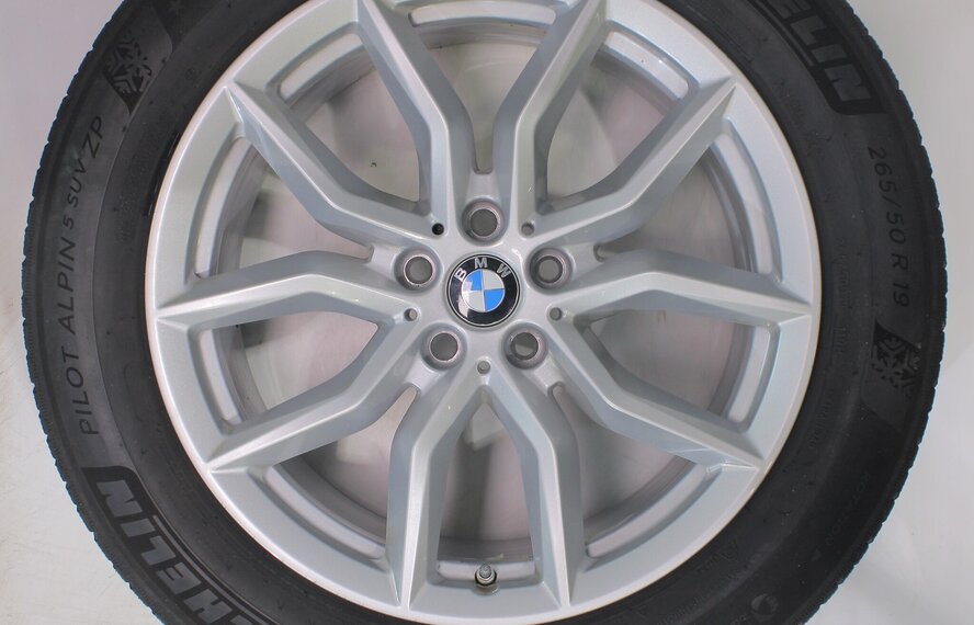 BMW BMW X5 G05 X6 G06 734 19 Zoll Felgen Michelin Runflat Winterkompletträder Original