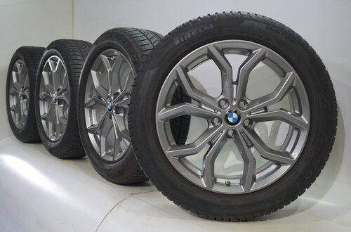 BMW BMW X3 X4 G01 G02 694 19 Zoll Felgen Pirelli Runflat Winterkompletträder Original