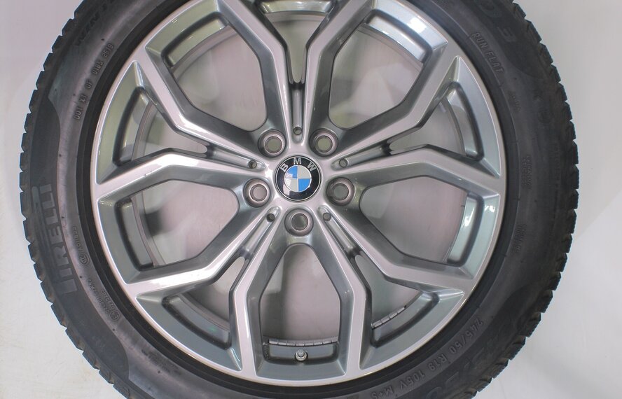 BMW BMW X3 X4 G01 G02 694 19 Zoll Felgen Pirelli Notlauf Winterkompletträder Original