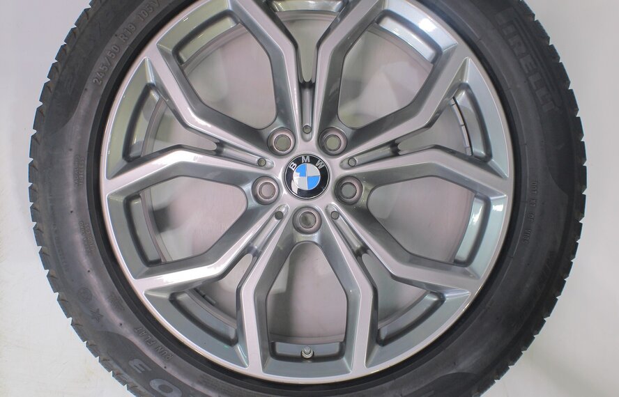 BMW BMW X3 X4 G01 G02 694 19 Zoll Felgen Pirelli Notlauf Winterkompletträder Original